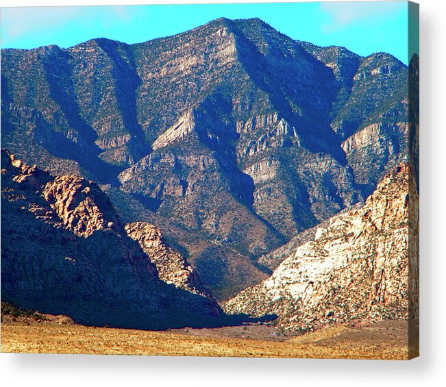 Frank Wilson Acrylic Print featuring the photograph Rising From The Desert by Frank Wilson