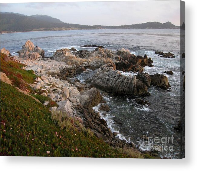 Carmel Acrylic Print featuring the photograph Rugged Carmel Point by James B Toy