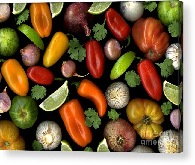 Culinary Acrylic Print featuring the photograph Salsa by Christian Slanec