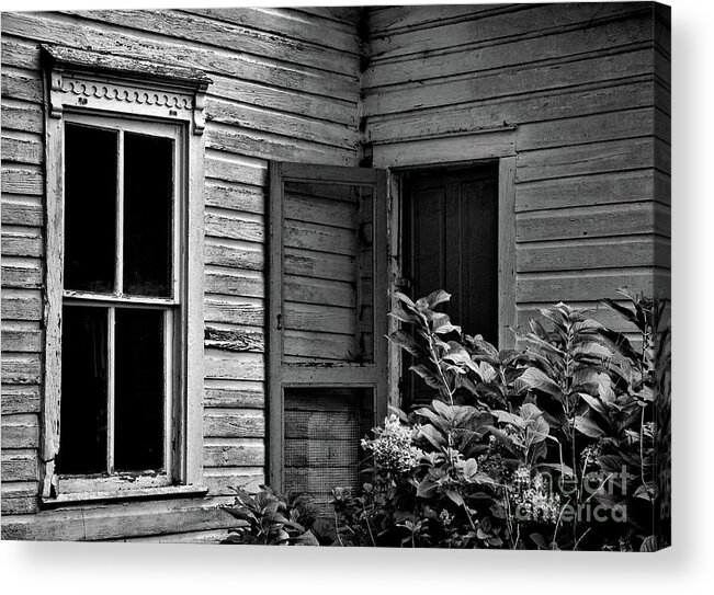 Door Acrylic Print featuring the photograph Screen to the Past by Randy Rogers