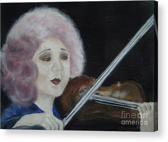 Impressionism Acrylic Print featuring the painting Serenade by Lyric Lucas