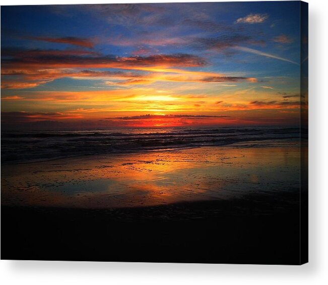 Sunset Acrylic Print featuring the photograph Sunrise Sunset FULL by Phil Cappiali Jr
