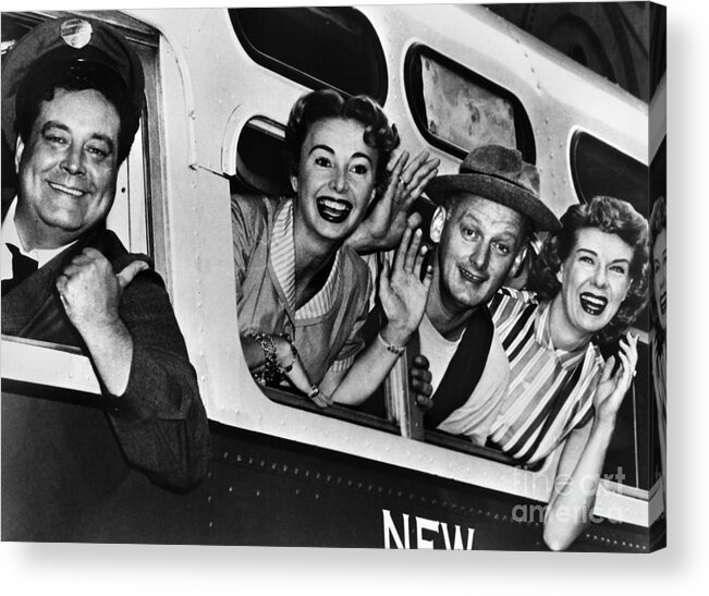 1955 Acrylic Print featuring the photograph THE HONEYMOONERS, c1955 by Granger