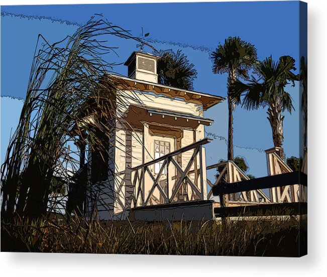 Architecture Acrylic Print featuring the photograph Tollhouse by James Rentz