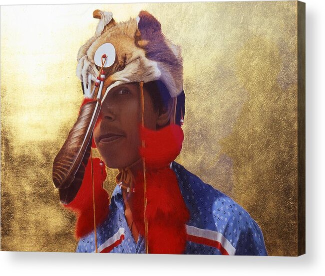 Indian Acrylic Print featuring the painting Tradition by Conrad Mieschke