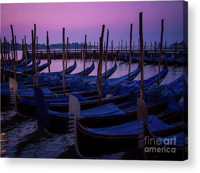 Venice Acrylic Print featuring the photograph Venetian Dawn by Doug Sturgess