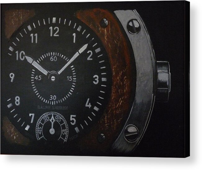 Watch Acrylic Print featuring the painting Watch by Richard Le Page