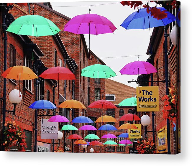 Street Acrylic Print featuring the photograph We Shall Have Rain by Jeff Townsend