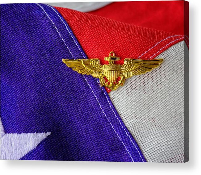 Wings Of Gold Acrylic Print featuring the photograph Wings of Gold by JC Findley
