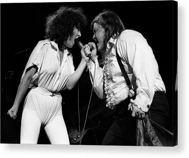 Performance Acrylic Print featuring the photograph Meat Loaf Plays Atlanta #3 by Rick Diamond