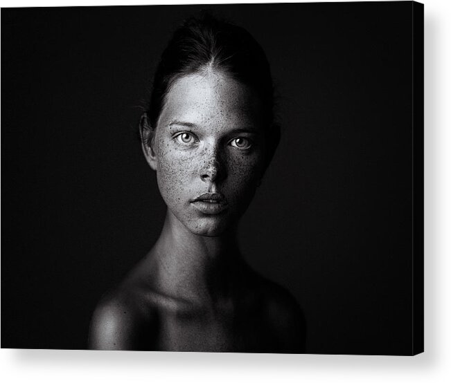 Dark Acrylic Print featuring the photograph _ #4 by Danil Rudoy