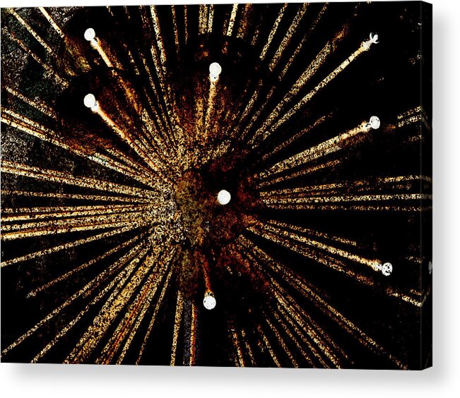 Abstraction Acrylic Print featuring the photograph Abstraction 03 by Jorg Becker