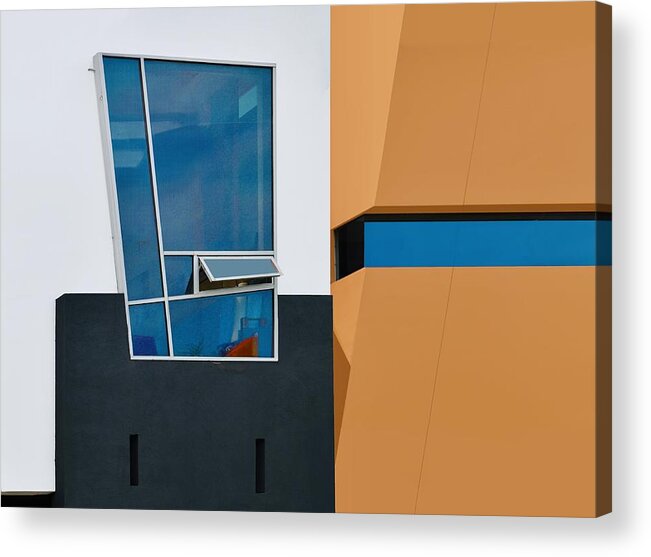 Los Angeles California Acrylic Print featuring the photograph Architecture Detail - Los Angeles California by Arnon Orbach