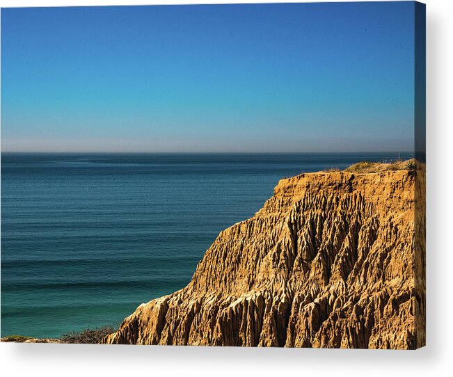 Cliffs Acrylic Print featuring the photograph Land, Sea, and Sky by Local Snaps Photography