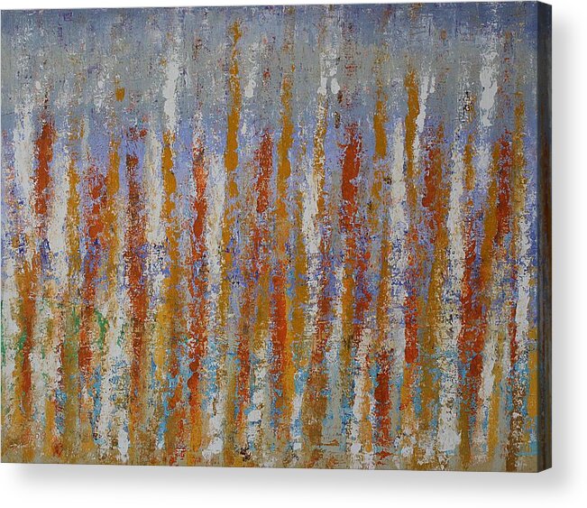 Beachgrass Acrylic Print featuring the painting Beachgrass original painting SOLD by Sol Luckman