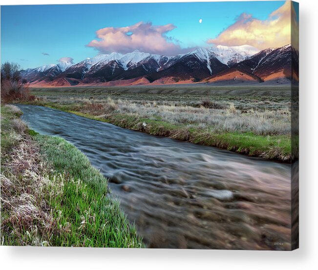 Idaho Scenics Acrylic Print featuring the photograph Birch Creek Sunrise by Leland D Howard