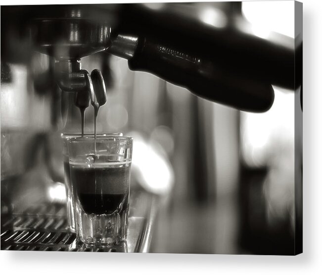 Coffee Maker Acrylic Print featuring the photograph Coffee In Glass by Jrj-photo