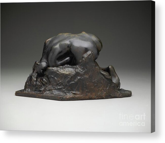Danaid Acrylic Print featuring the photograph Danaid, 1885 by Auguste Rodin