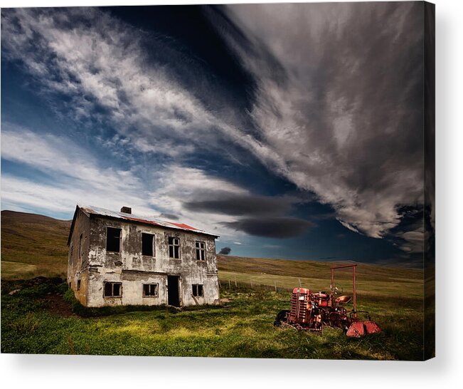 Landscape Acrylic Print featuring the photograph Desolation by orsteinn H. Ingibergsson