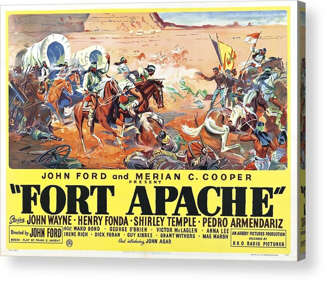 1940s Acrylic Print featuring the photograph Fort Apache -1948-. by Album