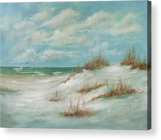  Acrylic Print featuring the painting Fort Walton Beach by Lynne Pittard