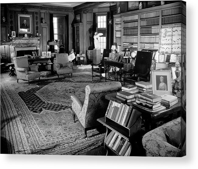 Hyde Park - New York State Acrylic Print featuring the photograph Franklin Roosevelt's Library by Margaret Bourke-White