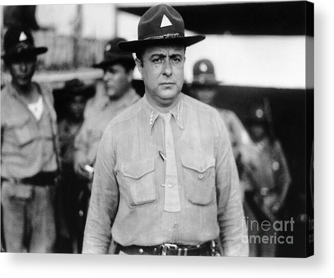 People Acrylic Print featuring the photograph General Anastasio Somoza by Bettmann