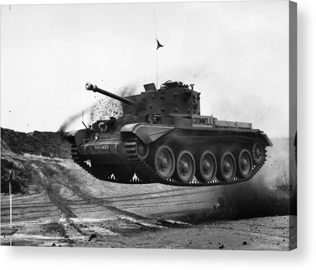 1950-1959 Acrylic Print featuring the photograph Happy Tank by E. Bacon