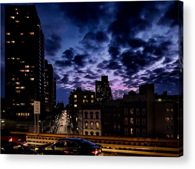 Blue Hour Acrylic Print featuring the photograph Henry Street by Kevin Plant