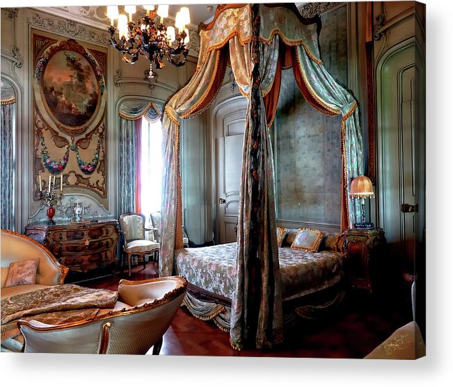 Museum Acrylic Print featuring the photograph Historic Bedroom by Rick Lawler