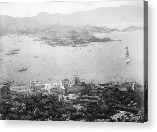 1880-1889 Acrylic Print featuring the photograph Hong Kong by Hulton Archive