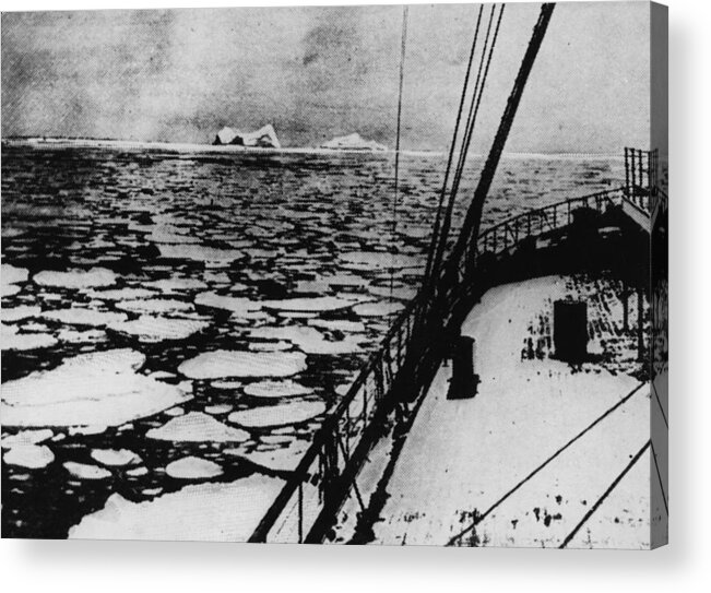 Iceberg Acrylic Print featuring the photograph Map Reference by Hulton Archive