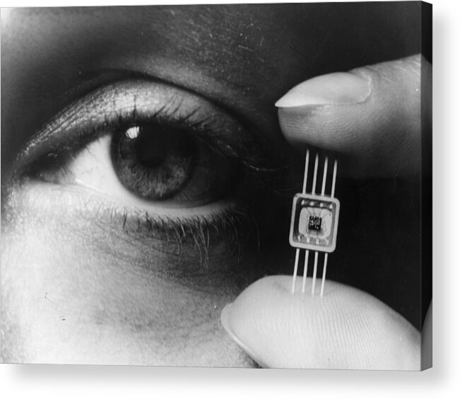 Transistor Acrylic Print featuring the photograph Molecular Electronics by Fox Photos