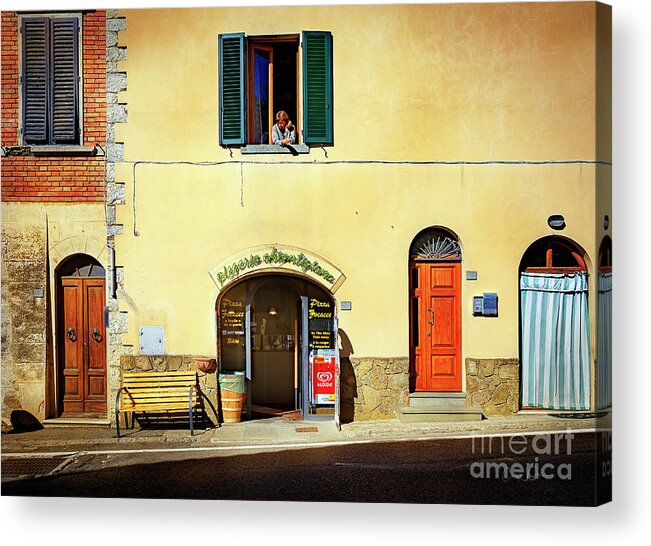 Italy Acrylic Print featuring the photograph Morning Wake Up by Craig J Satterlee