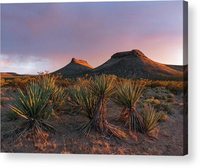 Buttes Acrylic Print featuring the photograph New Mexico Buttes by Karen Conley