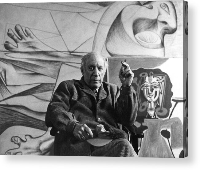 Art Acrylic Print featuring the painting Pablo Picasso by Sanford Roth