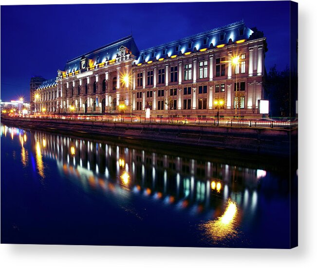 Scenics Acrylic Print featuring the photograph Palace Of Justice by Allan Baxter