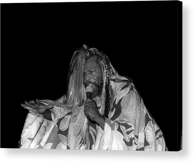 Singer Acrylic Print featuring the photograph Parliament-funkadelic Live In Chicago by Raymond Boyd