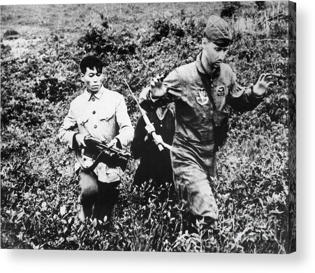 Rifle Acrylic Print featuring the photograph Pilot Captured By Vietnamese Militia by Bettmann