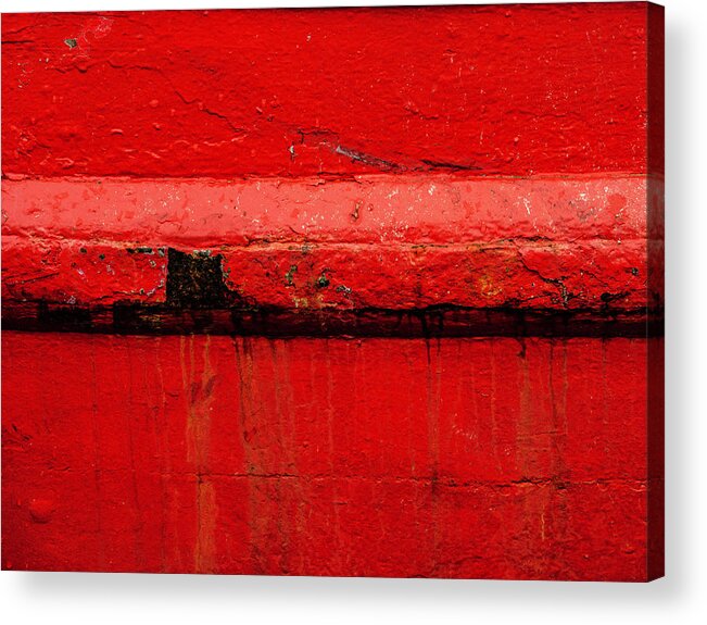 Ireland Acrylic Print featuring the photograph Red Paint by S Katz