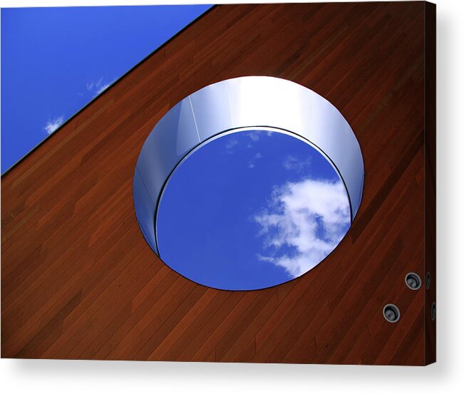 Ceiling Acrylic Print featuring the photograph Sky In The Hole by Lisa Stokes