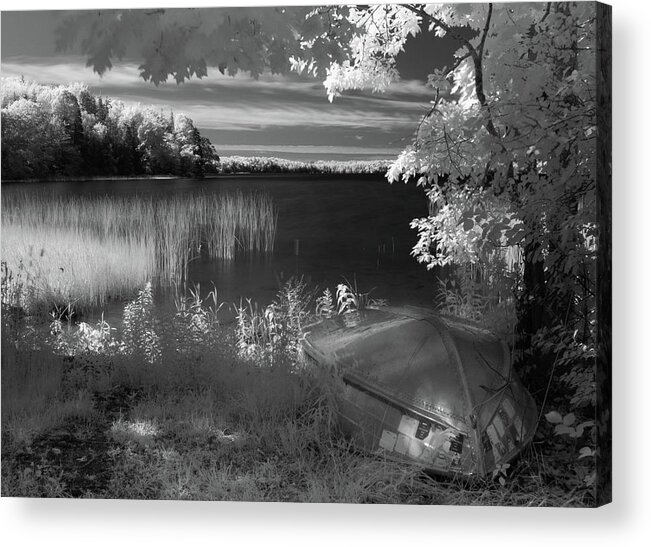Waterscape Acrylic Print featuring the photograph Summer Morning by Vicky Edgerly