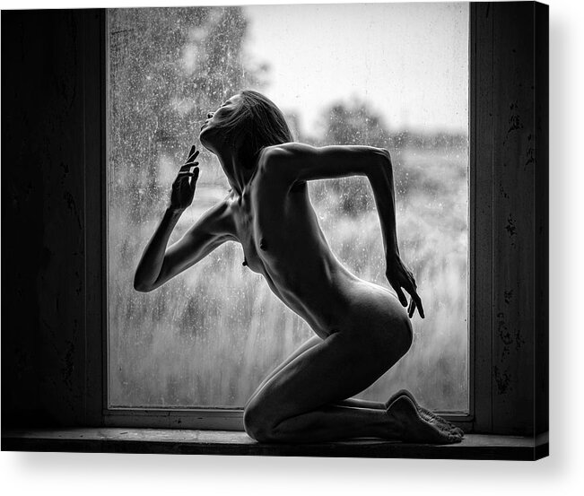 Window Acrylic Print featuring the photograph The Old Window by Luc Stalmans