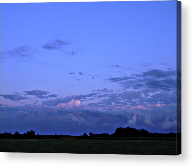These Clouds Acrylic Print featuring the photograph These Clouds 7 by Cyryn Fyrcyd