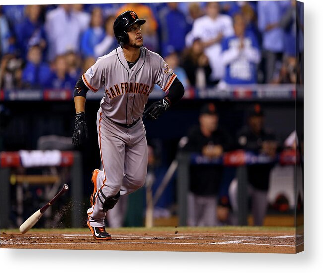 Game Two Acrylic Print featuring the photograph Gregor Blanco by Elsa