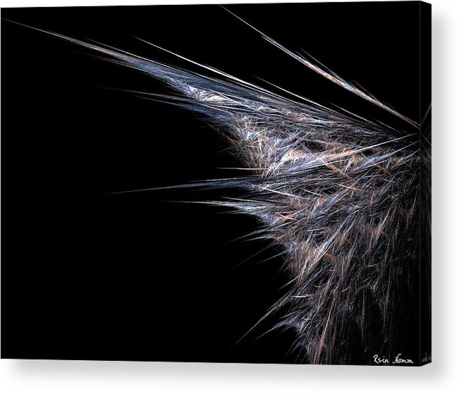  Acrylic Print featuring the digital art Hitting the Wall #1 by Rein Nomm