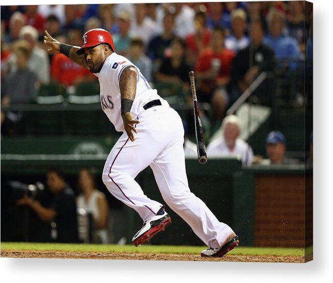 People Acrylic Print featuring the photograph Prince Fielder by Ronald Martinez