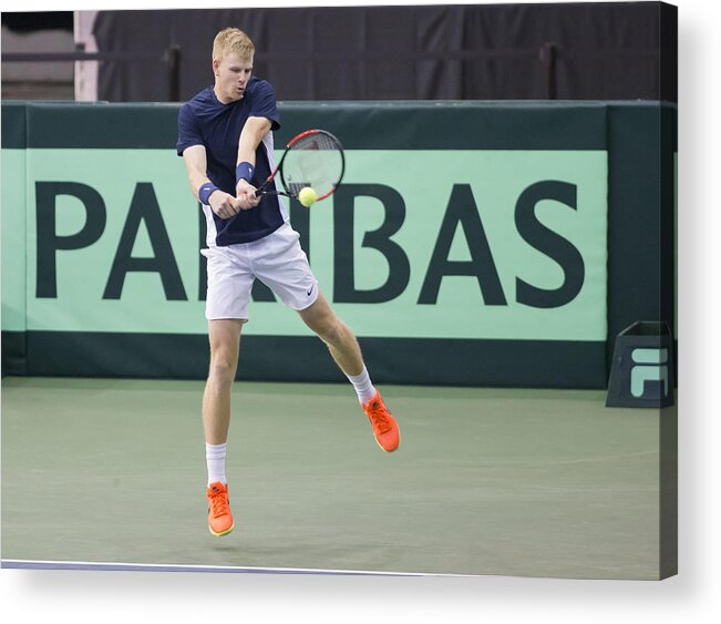 Playoffs Acrylic Print featuring the photograph TENNIS: FEB 03 Davis Cup #1 by Icon Sportswire