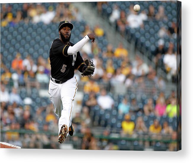 People Acrylic Print featuring the photograph Josh Harrison by Justin K. Aller