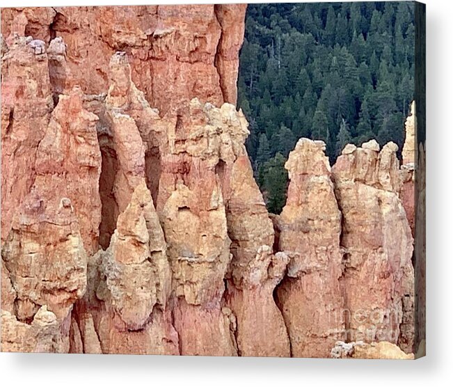 Bryce Canyon Acrylic Print featuring the digital art Bryce Canyon #4 by Tammy Keyes